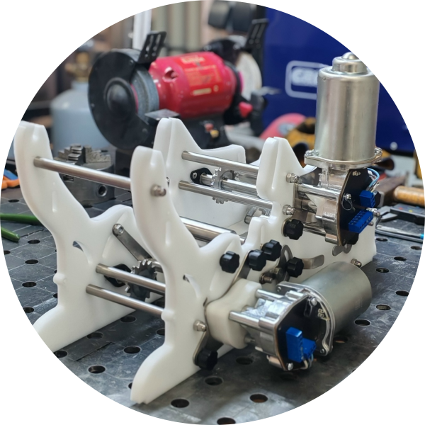 Центральный конвейер глазировочной линии JASTIN.